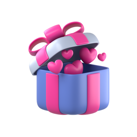 Valentinstagsgeschenk  3D Icon