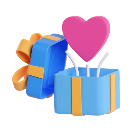 Valentinstagsgeschenk  3D Icon