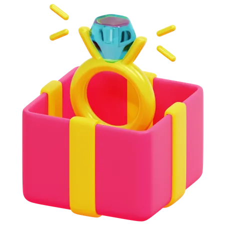 Valentinstagsgeschenk  3D Icon