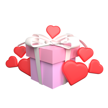 Valentinstagsgeschenk  3D Icon