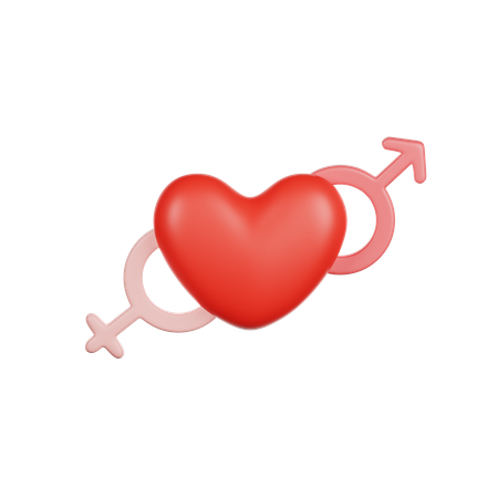 Valentinstagspaar  3D Icon