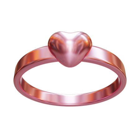 Valentinstagsring  3D Icon