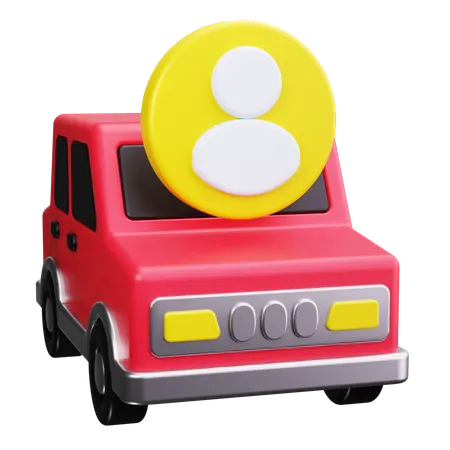 係員付き駐車サービス  3D Icon