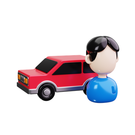 係員付き駐車サービス  3D Icon