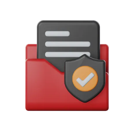 Valid Document  3D Icon