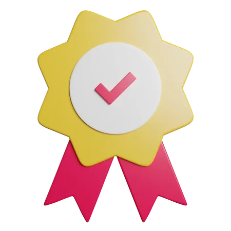 Validation Check Approved 3D Icon