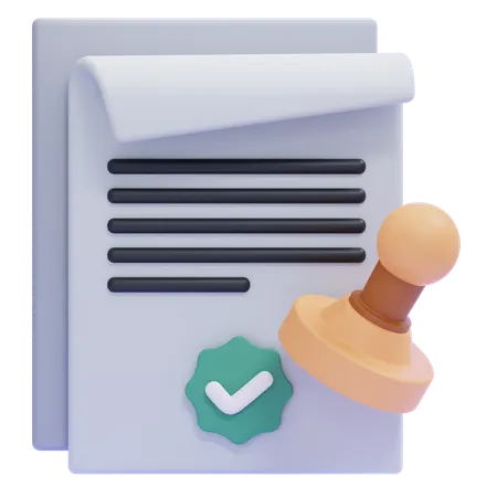 Validation  3D Icon