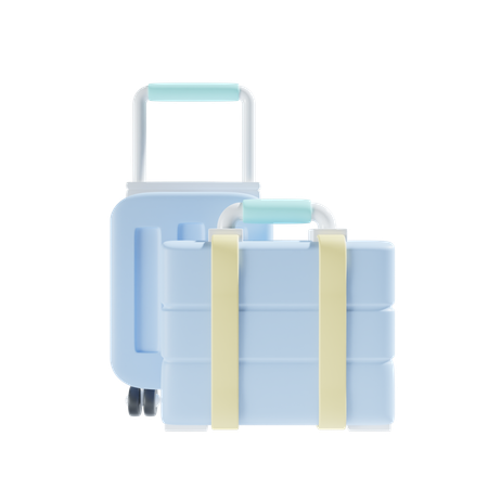 Valise  3D Icon