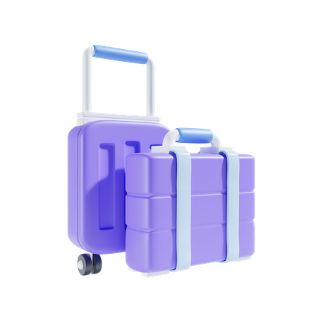 Valise  3D Icon