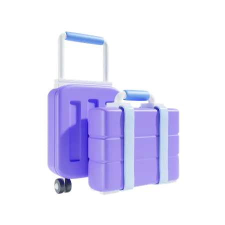 Valise  3D Icon