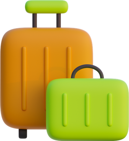 Valise  3D Icon