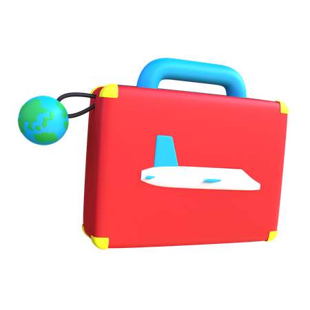 Valise  3D Icon