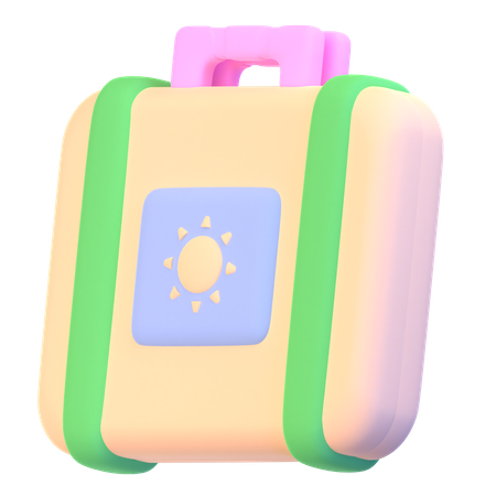 Valise de voyage  3D Icon