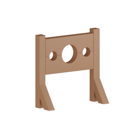 Cerca de madera  3D Icon