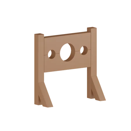 Cerca de madera  3D Icon