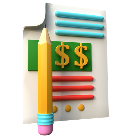 Valuation  3D Icon