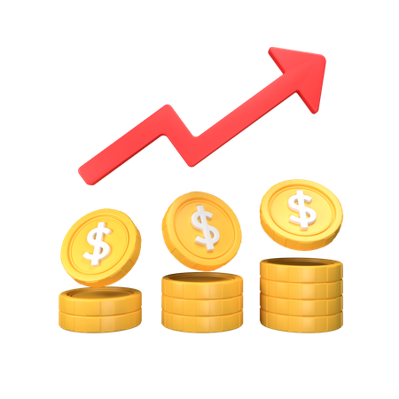 Value Increase  3D Icon