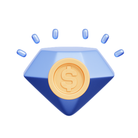 Value Investment  3D Icon
