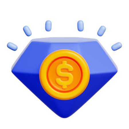 Value Investment  3D Icon