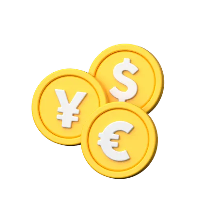 Valuta straniera  3D Icon