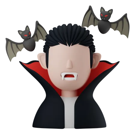 Vampire 3D Icon