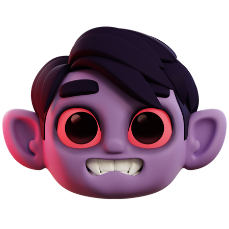 Vampire Anxious  3D Icon