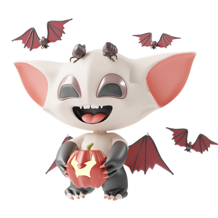 Vampire Bat  3D Illustration