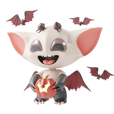 Vampire Bat  3D Icon
