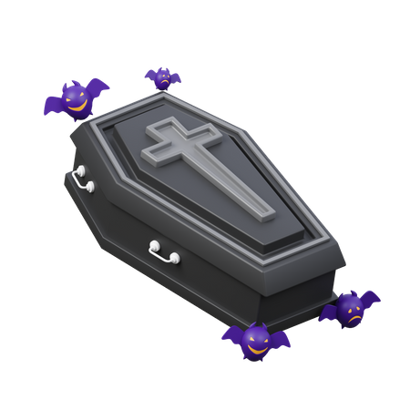 Vampire Coffin  3D Icon