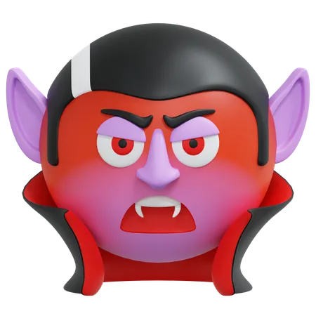 Vampire en colère  3D Icon