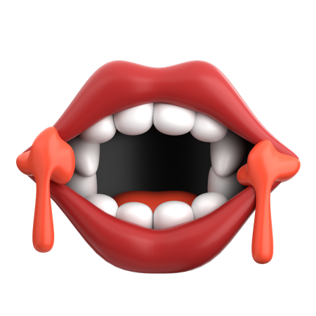 Vampire Fangs  3D Icon