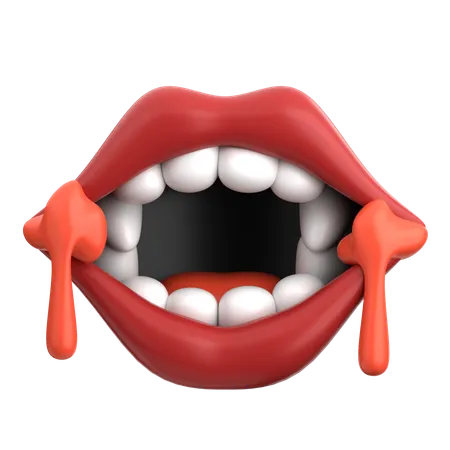 Vampire Fangs  3D Icon