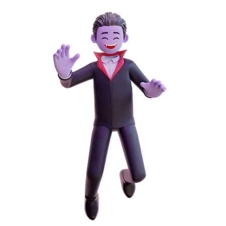Vampire Flying  3D Icon