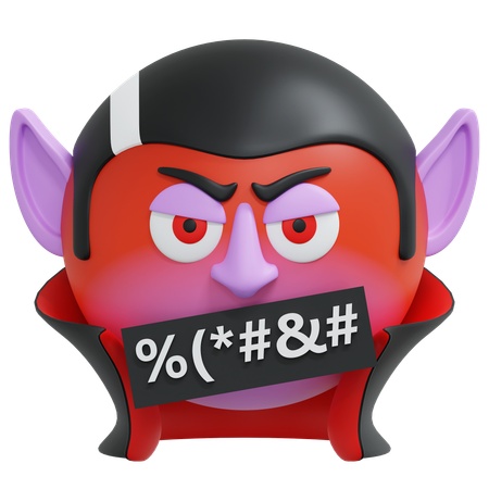 Vampiro boca ruim  3D Icon