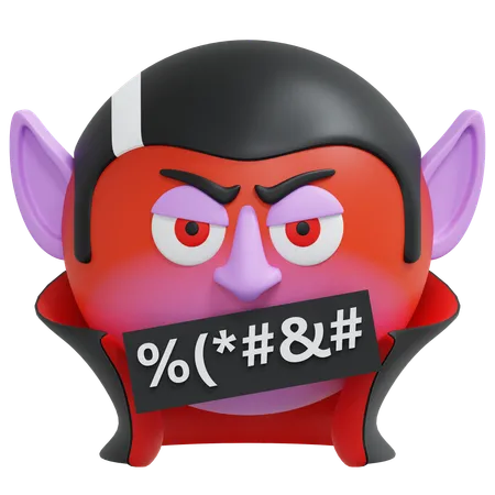 Vampiro boca ruim  3D Icon