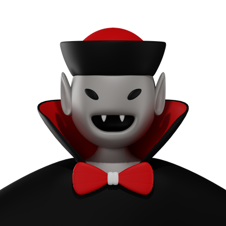 Vampiro chinês  3D Illustration