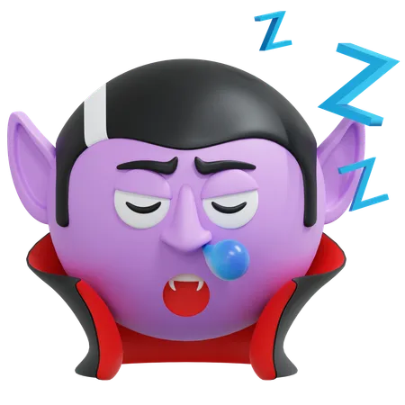 Vampiro dormido  3D Icon