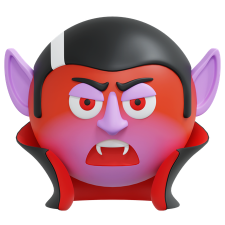 Vampiro enojado  3D Icon