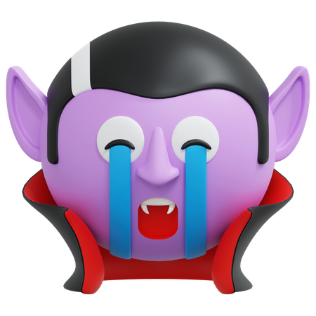 Vampiro llorando  3D Icon