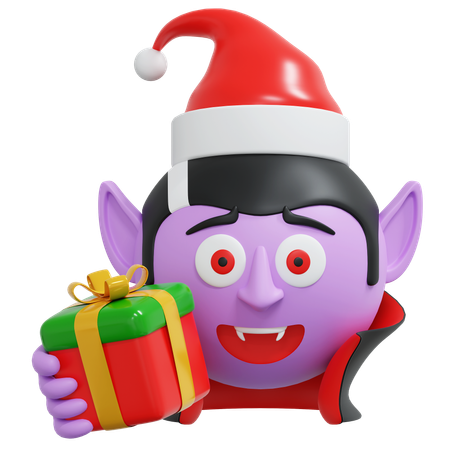 Vampiro de navidad  3D Icon