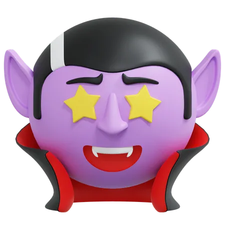 Vampiro de ojos de estrella  3D Icon