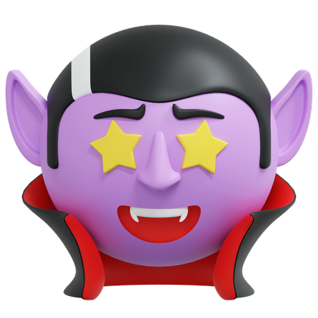 Vampiro de olhos de estrela  3D Icon