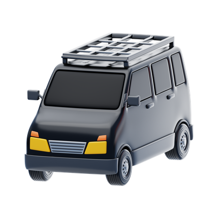 Van  3D Icon