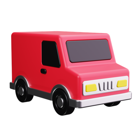 Van  3D Icon