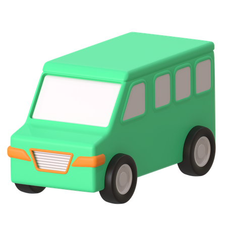 Van  3D Icon