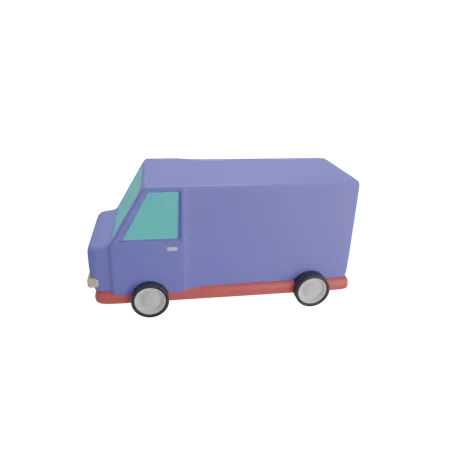 Van  3D Illustration