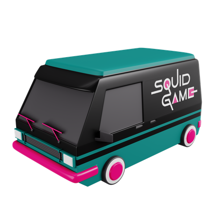 Van Car  3D Icon