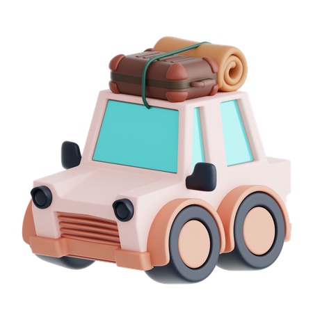 Van Travel  3D Icon
