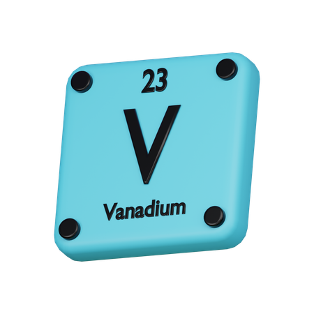 Vanadio  3D Icon