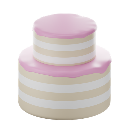 Vanilla Cake  3D Icon